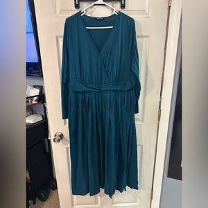 Elegant Teal Dress